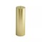 GOLD 9" tall Round Pillar Unscented Candle Wedding Home Centerpiece